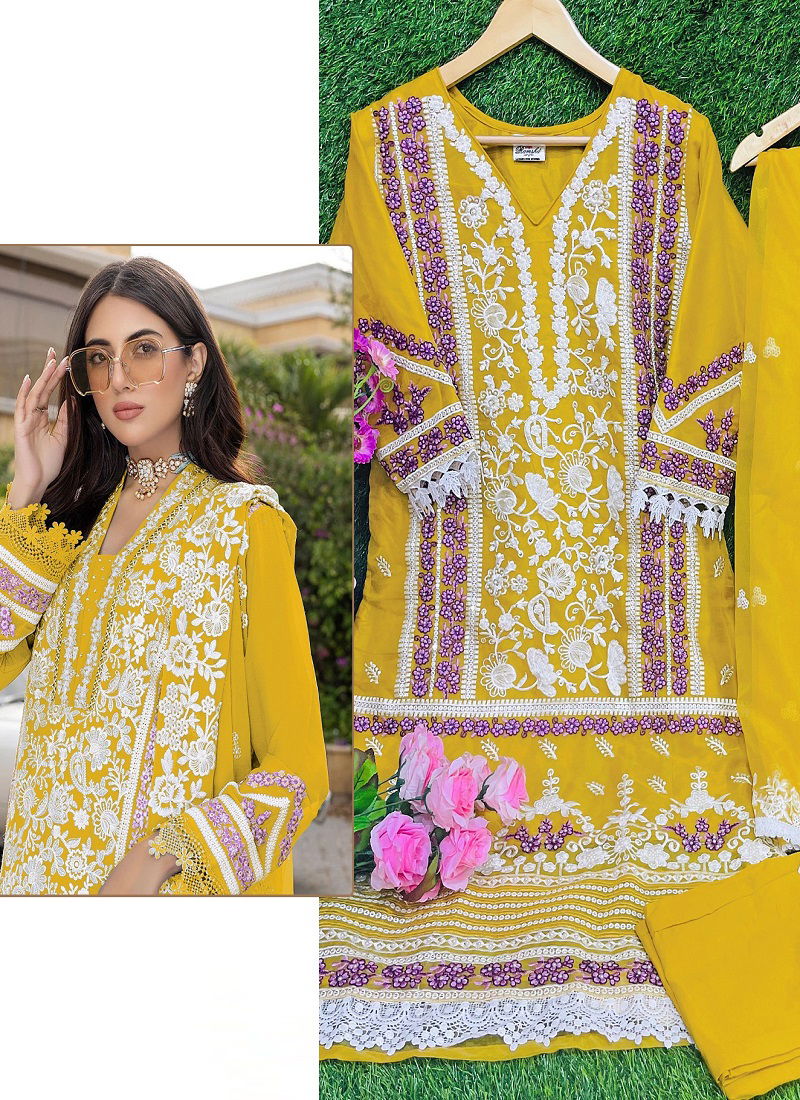 Ramsha R 1079 A To D Pakistani Readymade Suits Catalog
